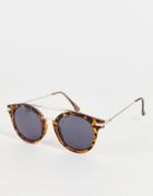 Vans Aviator Sunglasses In Tortoiseshell-brown