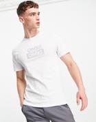 Gym 365 Logo T-shirt In White