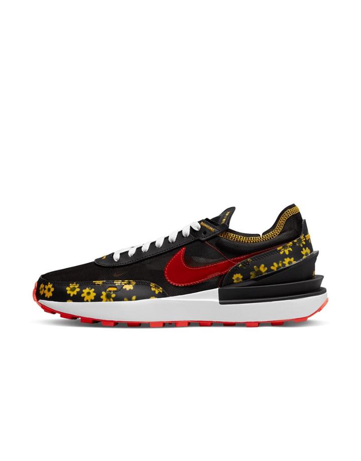 Nike Waffle One Sneakers In Black/multi