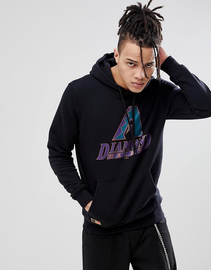 New Era Arziona Diamond Backs Hoodie In Black - Black