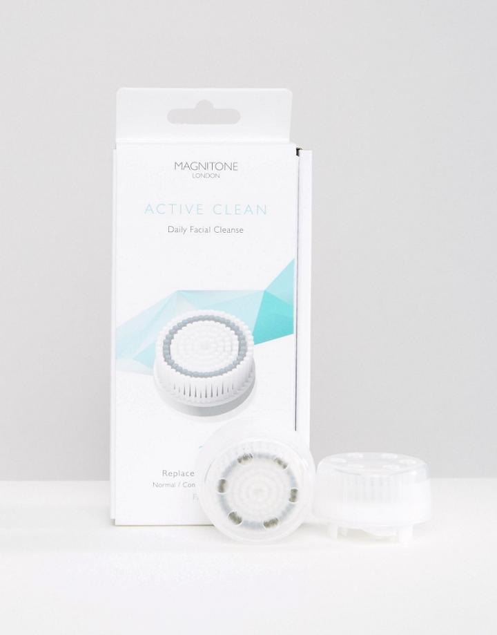 Magnitone Active Clean Brush X 2 With Skinkind Bristles - Active