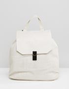Pull & Bear Mesh Backpack - Stone