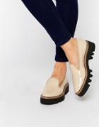 Aldo Chunky Sole Flat Shoes - Nude
