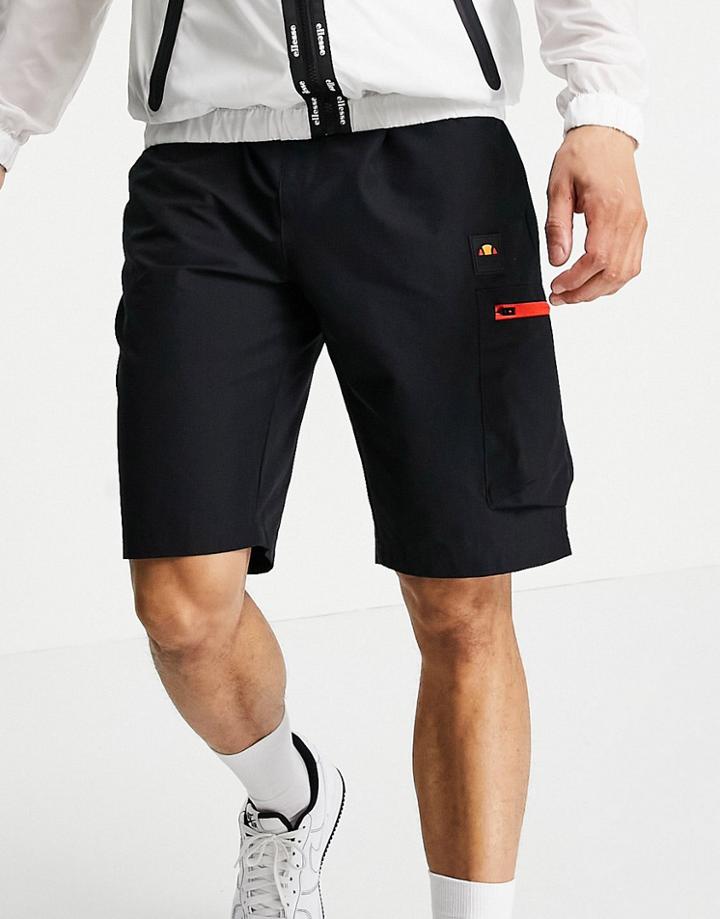 Ellesse Laveredo Cargo Shorts In Black