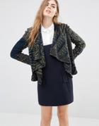 Ba & Sh Ilda Knitted Jacket - Green