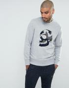 Religion Big Skull Sweatshirt - Gray