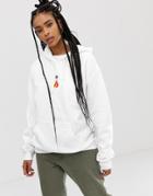 Adolescent Clothing Lit Hoodie-white