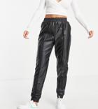 Threadbare Tall Gigi Pu Cropped Blazer In Black