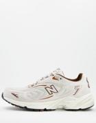 New Balance 725 Cookie Sneakers In Oatmeal Exclusive To Asos-white