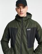 Jack & Jones Shell Jacket In Khaki-green