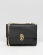 Mango Buckle Detail Handbag - Black