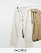 Reclaimed Vintage Inspired The '94 Classic Fit Jeans In Ecru-white