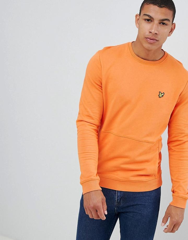 Lyle & Scott Front Pocket Sweatshirt - Orange