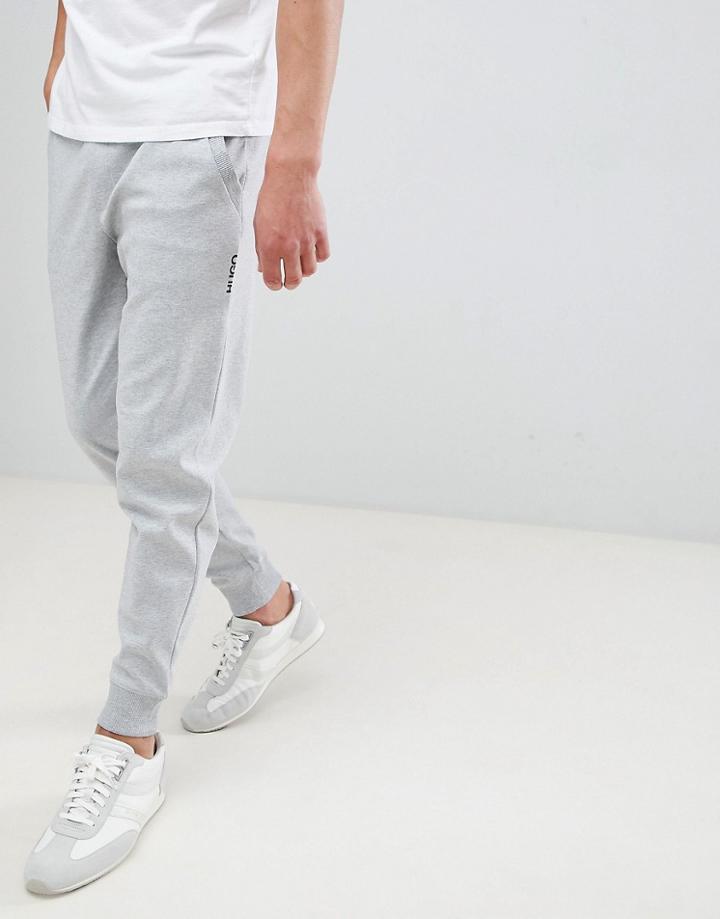 Hugo Doak Small Logo Jogger In Gray - Gray