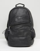 Systvm Backpack In Black Perforated - Black