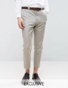 Noak Tapered Pant In Linen - Stone