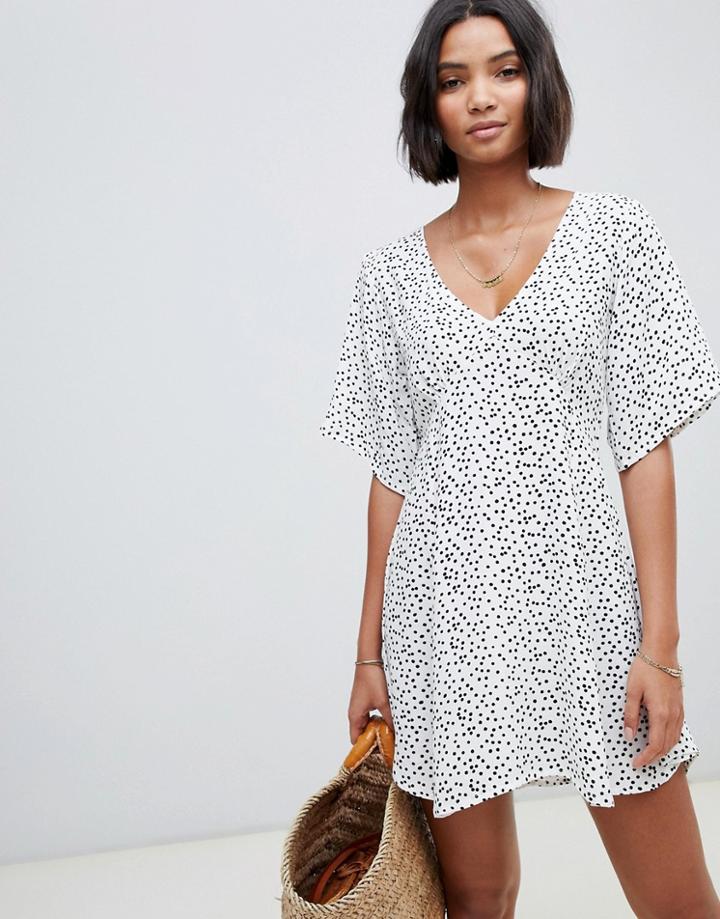 Zulu And Zephyr Periwinkle Beach Dress In Multi - Multi