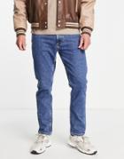 Tommy Jeans Dad Regular Tapered Fit Jeans In Dark Wash-navy