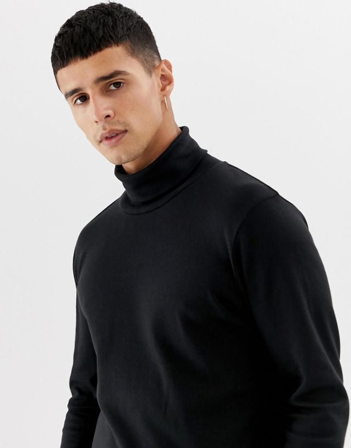 Selected Homme Roll Neck Long Sleeve Top
