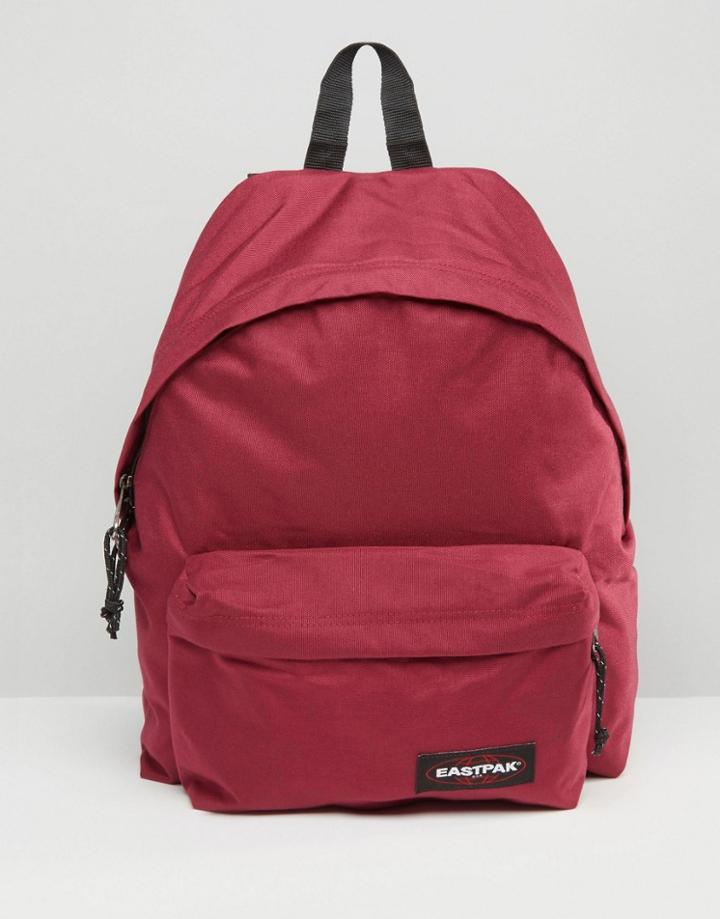 Eastpak Padded Pak'r Backpack In Burgundy - Red
