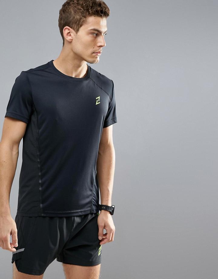 Yourturn Active T-shirt In Black - Black