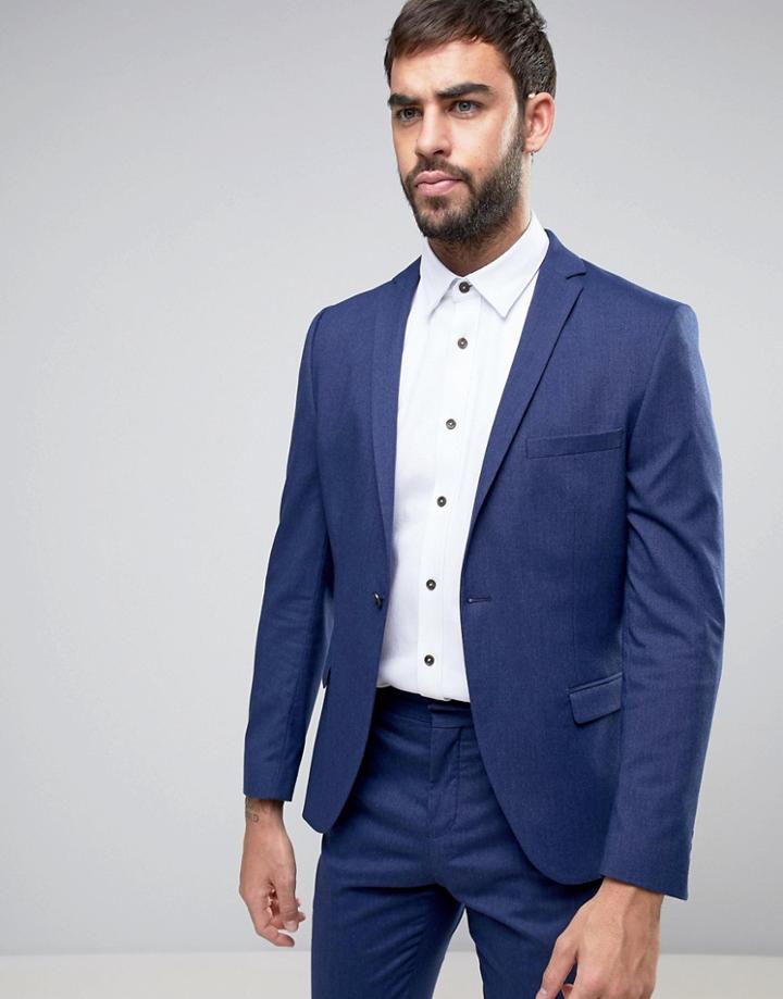 Selected Homme Super Skinny Suit Jacket-navy