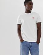 Jack & Jones Originals Slogan Logo T-shirt In White - White