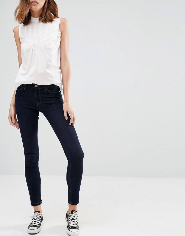 Warehouse Power Hold Skinny Jean - Navy