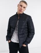 Tommy Hilfiger Arlos Icon Logo Puffer Jacket In Navy