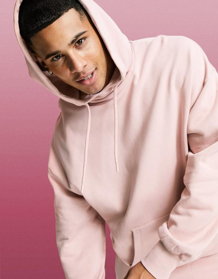 Asos 4505 Oversized Hoodie In Pink