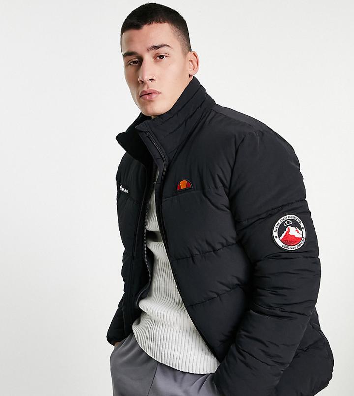Ellesse Puffer In Black Exclusive To Asos