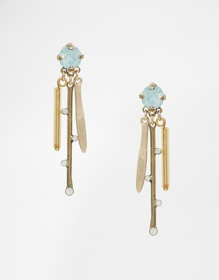 Coast Lettie Long Line Earrings - Gold