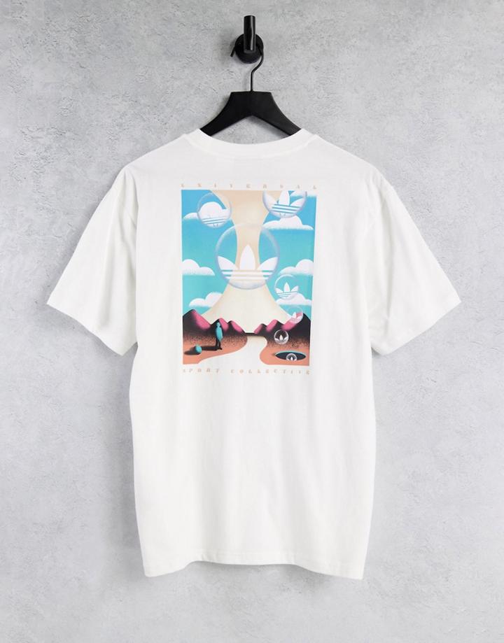 Adidas Originals Summer Box T-shirt In White