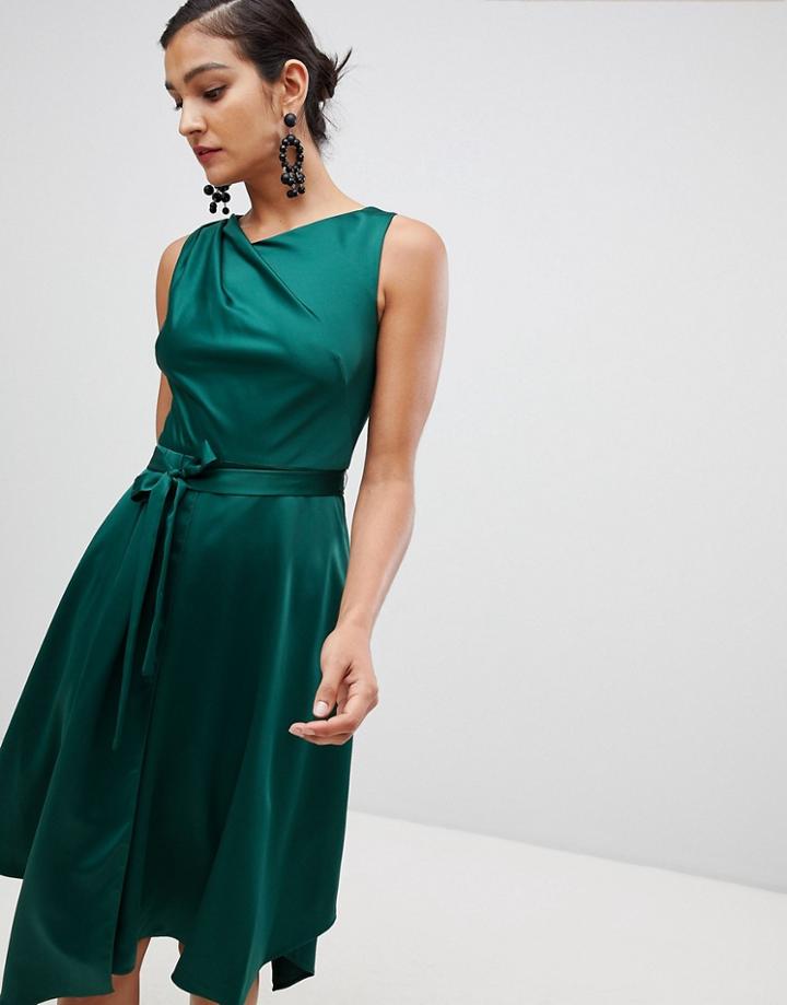 Coast Savannah Soft Halter Midi Dress - Green