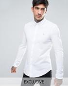 Farah Pique Jersey Shirt Exclusive In White - White