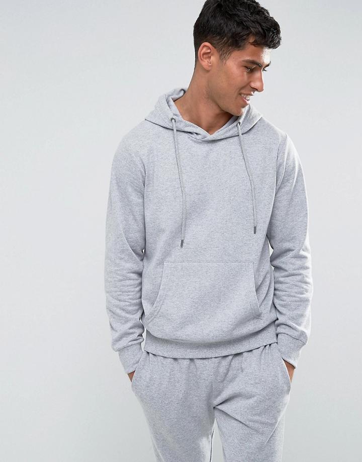Ldn Dnm Pullover Tracksuit Hoodie - Gray