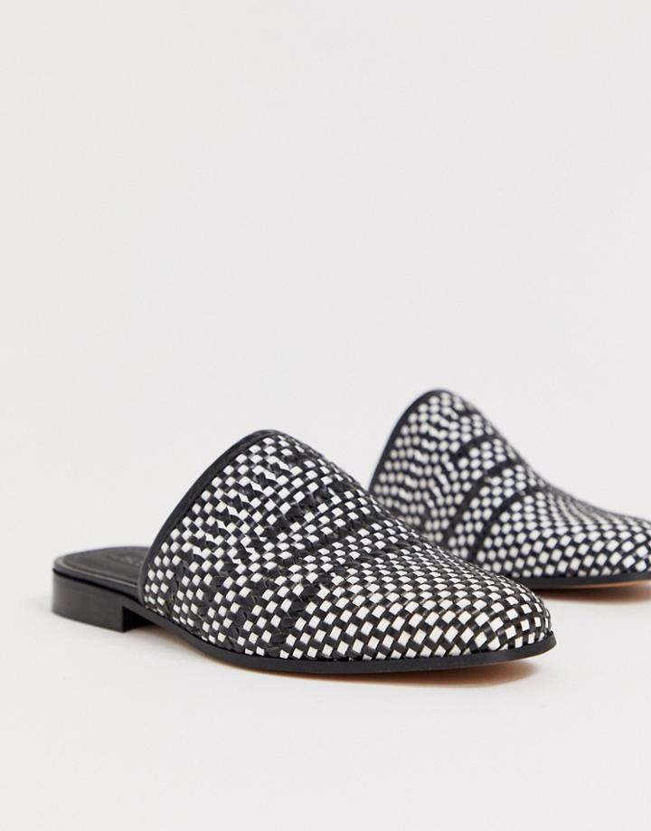 Asos Design Magnus Square Toe Weave Mules - Multi