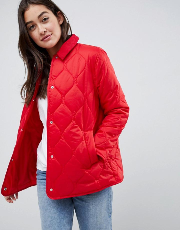 Asos Design Quilted Jacket