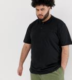 Only & Sons Pique Polo In Black