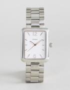 Fossil Silver Atwater Square Face Watch - Silver