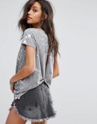 G-star Paint Splatter T-shirt - Gray