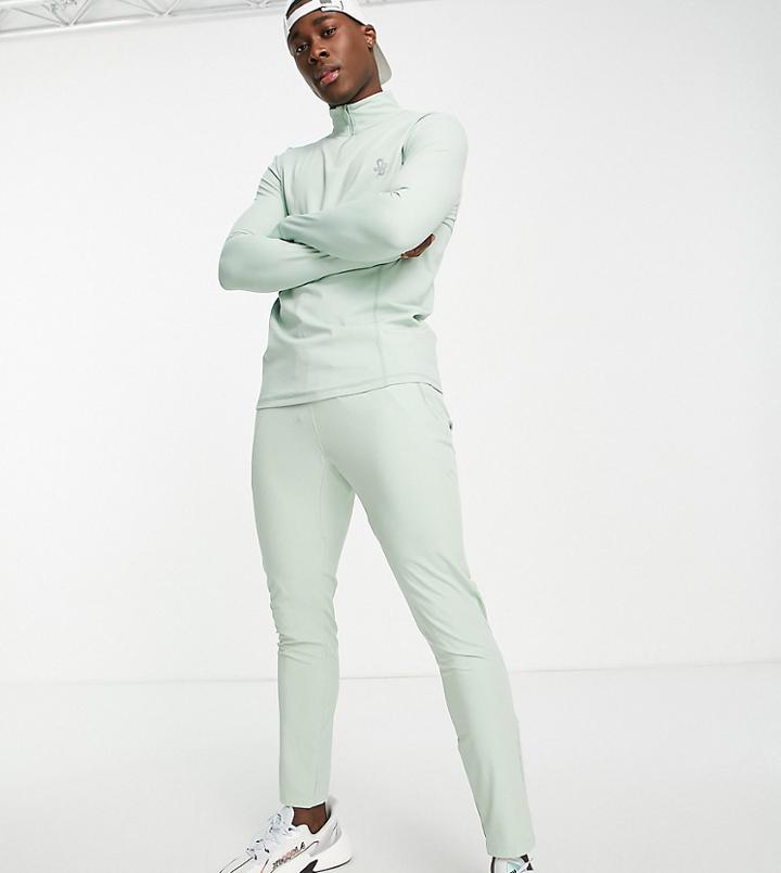South Beach Man Slim Fit Sweatpants In Frosty Green