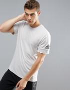 Adidas Athletics Stadium T-shirt In Gray Br4746 - Gray