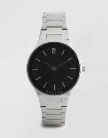Police Downtown Stainless Watch - Silver