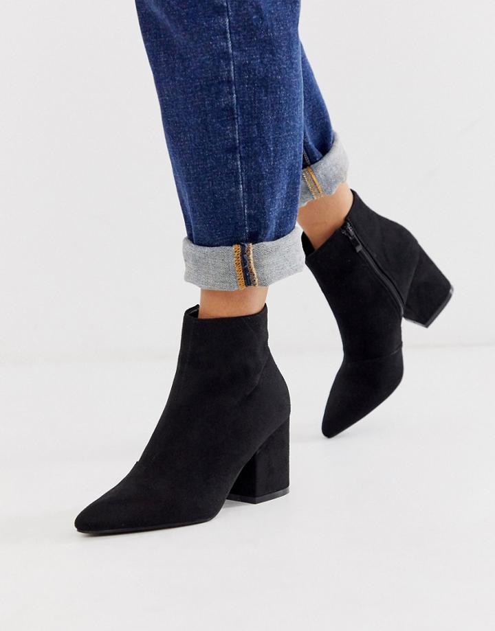 Raid Kola Black Ankle Boots