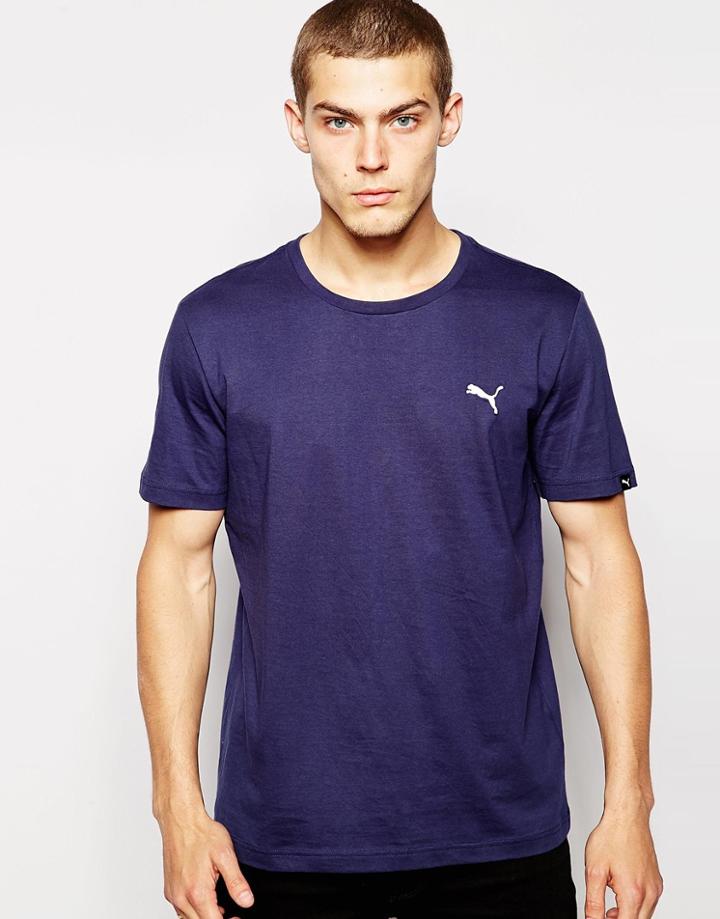 Puma Logo T-shirt - Navy