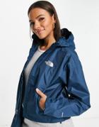 The North Face Quest Cropped Jacket In Blue-blues