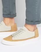 Systvm Lo Sneakers In Beige - Beige