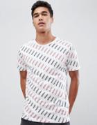 Jack & Jones Originals T-shirt With All Over Print - White