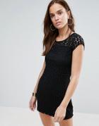 Wal G Shift Dress - Black